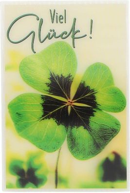 Depesche Klappkarte 3D ART, 8,5x12,2cm, Medikarte Grußkarte Geburtstagskarte 11796-03