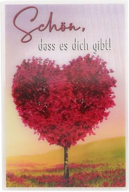 Depesche Klappkarte 3D ART, 8,5x12,2cm, Medikarte Grußkarte Geburtstagskarte 11796-04