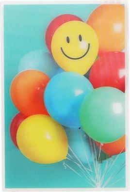 Depesche Klappkarte 3D ART, 8,5x12,2cm, Medikarte Grußkarte Geburtstagskarte 11796-06