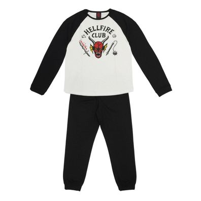 Stranger Things Herren Damen Langpyjama für Nacht und Freizeit