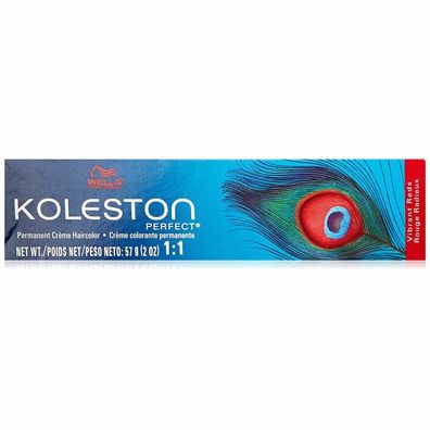 Koleston Perfect Permanent Haarfärbemittel 7/34 Mittelblond Golden Rot 60ml