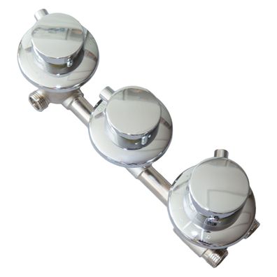 Ersatz Thermostat Armatur 3 fach Umschalter Dusche D38 10cm