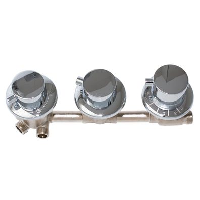 Ersatz Thermostat Armatur 4 fach Umschalter Dusche D46 10cm