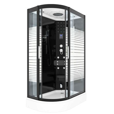 Dusche Duschkabine D30-73M2L-ALL Duschtempel Sauna 120x80 cm