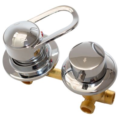 Ersatz-Armatur Einhebelmischer 3 fach Umschalter Dusche D10 9cm