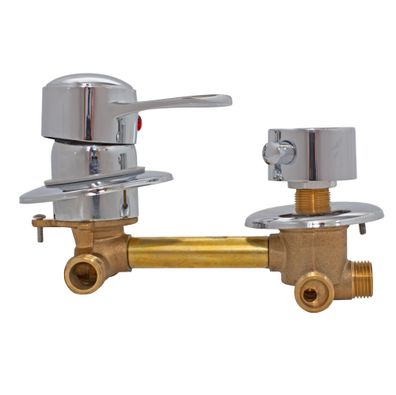 Ersatz-Armatur Einhebelmischer 3 fach Umschalter Dusche D38 12cm