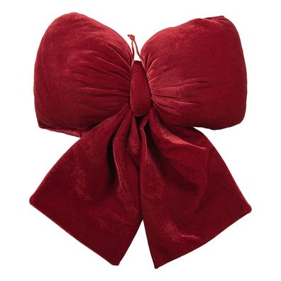 Clayre & Eef Deko-Schleife 30x12x35 cm Rot Synthetisch (Gr. 30x12x35 cm)