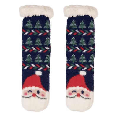 Clayre & Eef Weihnachtssocken one size Grün Synthetisch