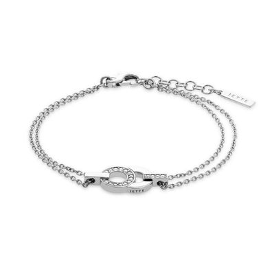 Jette - 89208012 - Armband - Damen - 925er Silber - rhodiniert poliert mit Zirkonia