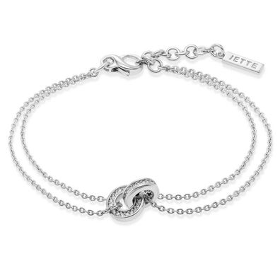 Jette - 88854357 - Armband - Damen - 925er Silber - rhodiniert poliert mit Zirkonia