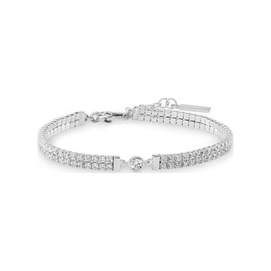 Jette - 88301153 - Armband - Damen - 925er Silber - rhodiniert poliert mit Zirkonia