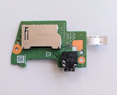 HP Laptop 15s-fq0012sl SD Audio Port Platine und Kabel DA00P5TH6C0