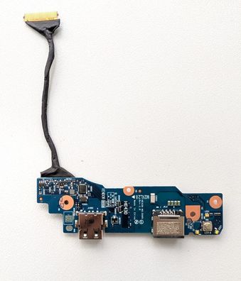 Lenovo Thinkpad E14 Gen 3 USB Ethernet Power Button Board NS-D481