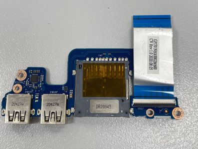 HP Envy 17-cg0 USB Power Button Board Kartenleser LS-J501P