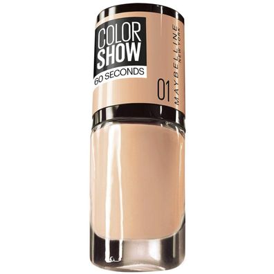 Maybelline New York Color Show 60 Seconds Nagellack #1 Go Bare 7 ml