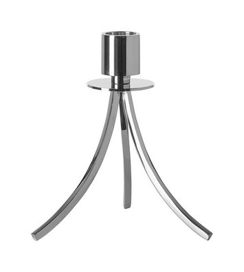 Fink LILANA, Leuchter, Edelstahl , Aluminium, vernickelt, glänzend, silberfarben,