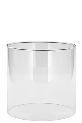 Fink Glaszylinder, Ersatzglas, Glas, glatt, transparent, L. 8 cm, B. 8 cm, H. 8.6