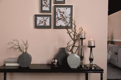 Fink MINTA, Vase, Porzellan, schwarz-weiß, L. 6 cm, B. 19.5 cm, H. 23 cm 127113