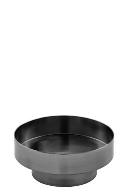 Fink EZ-KALUX, Windlicht, Eisen, gebürstet, grau, L. 16 cm, B. 16 cm, H. 6.4 cm,