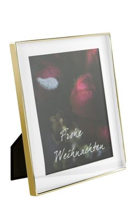 Fink KIM, Bilderrahmen 20x25 cm, Glas, Metall, goldfarben, L. 2.8 cm, B. 25.5 cm,
