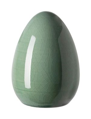 Fink OYO, Deko-Ei, Keramik, Krakelee, grün, L. 9.5 cm, B. 9.5 cm, H. 12.5 cm 129061