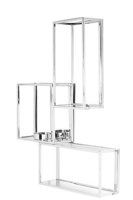 Fink EZ-TRAVITA, Wandleuchter, Wanddekoration, Edelstahl , vernickelt, Glas, MDF,
