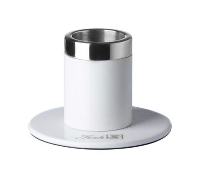 Fink ENNO, Leuchter, Aluminium, vernickelt, Stahl, Eisen, pulverbeschichtet, glatt