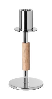 Fink Portero, Leuchter, Edelstahl , Aluminium, vernickelt, Eiche , glänzend, braun