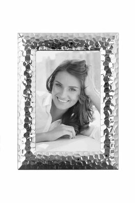 Fink CLEO, Bilderrahmen 10x15 cm, Glas, versilbert, Metall, silberfarben, L. 19