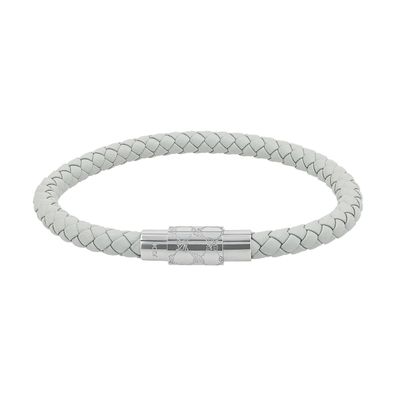 JOOP! Armband Herren 2100991 Edelstahl, Leder, Grau