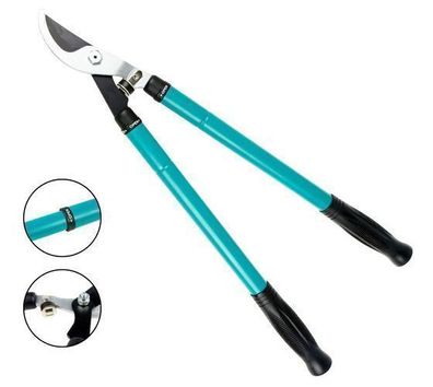 Teleskop Astschere Bypass Garten Baum Schere Astschneider Teflon Klinge 60-93cm