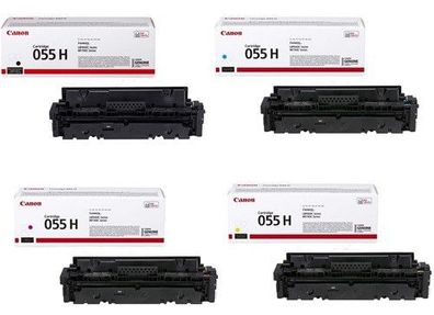 Original Canon 055H Toner Set 4 Stück Multipack
