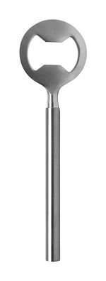 Fink OPEN END, Flaschenöffner, Edelstahl , matt, grau, L. 17 cm, B. 4.5 cm, H. 1