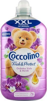 Coccolino Konzentrierter Weichspüler Duft Lila Orchidee & Blaubeere, 1750 ml