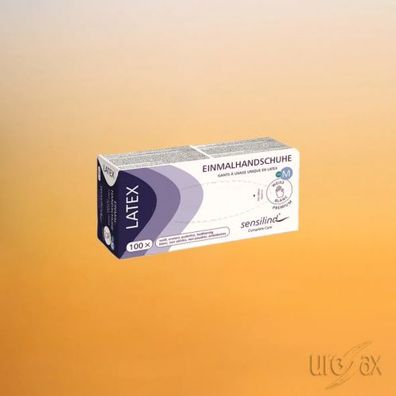 Sensilind Latex Untersuchungshandschuhe Gr. M