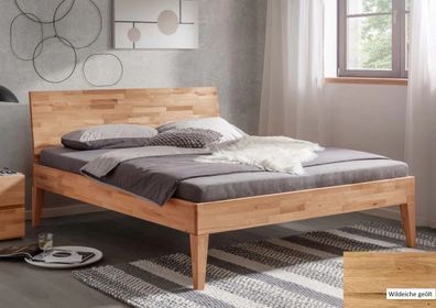 Jugendbett 'Grace' 140x200cm Wildeiche geölt