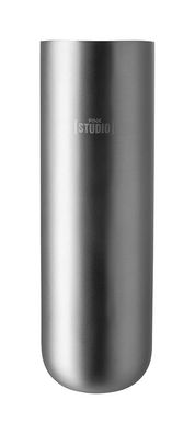 Fink FULL FILL, Krug, Edelstahl , lackiert, matt, grau, L. 8 cm, B. 8 cm, H. 26
