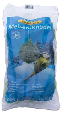 Vogelpick Meisenknödel 6er Pack in Folie 540g