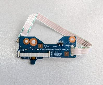 HP Probook 650 G5 Power Button Board mit Kabel 6050A2939501-POWER-A01
