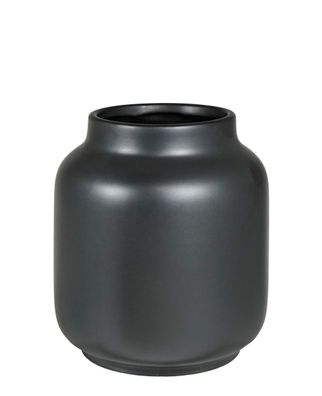 Kaheku Vase Bova metallic schwarz 16 Ø 19,5h 7833038913