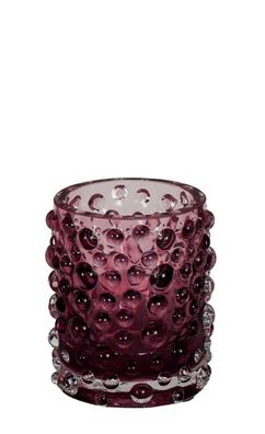 Kaheku Zylinder Bubbles plum 8,5 Ø 10,5h 1283001854