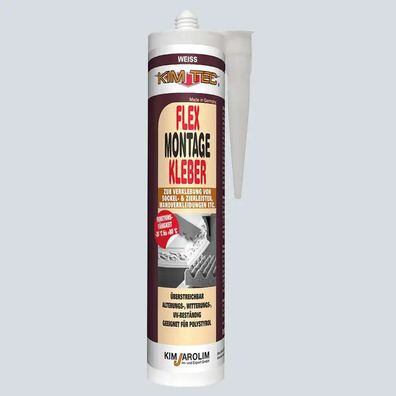 Kim-Tec Flex Montagekleber weiss lösungsmittelfrei 310ml