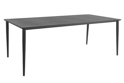 Gartenesstisch Nimes aus Aluminium, modern und rechteckig, für 6-8 Personen,
