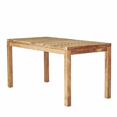 Gartentisch Samoa aus Teakholz, massiv modern, rechteckig, natur braun, 180 x 75