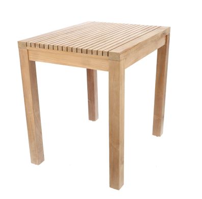 Gartentisch Samoa aus Teakholz, modern massiv, rechteckig, natur braun, für 4