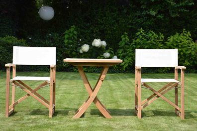 Gartenesstisch Klapptisch Town aus massivem Teakholz, rechteckig, natur,