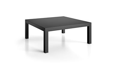 Beistelltisch Domino aus Aluminium, modern, pulverbeschichtet, rechteckig,