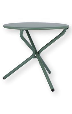 Gartenbeistelltisch Tris aus Aluminium, modern und pulverbeschichtet, rund in