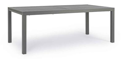 Gartentisch Hilde aus Aluminium, modern und pulverbeschichtet, anthrazit,