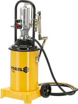 Pneumatische Fettpresse 12 l mit Schlauch und Pistole